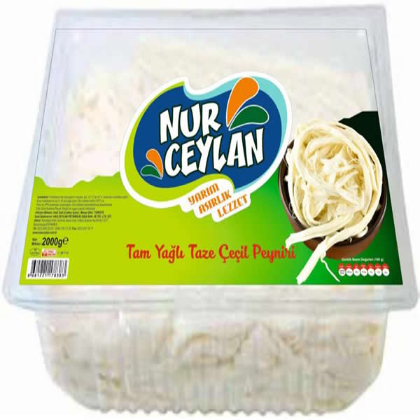 NURCEYLAN  ÇEÇİL PEYNİRİ 2000 GRAM